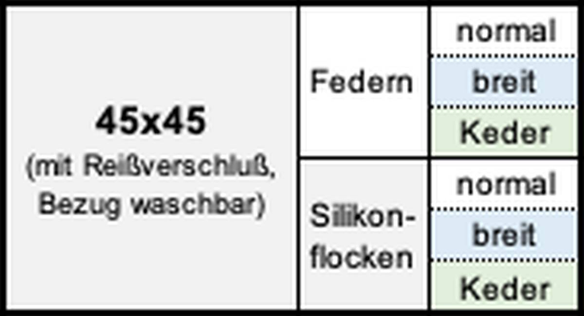 Kissen45x45