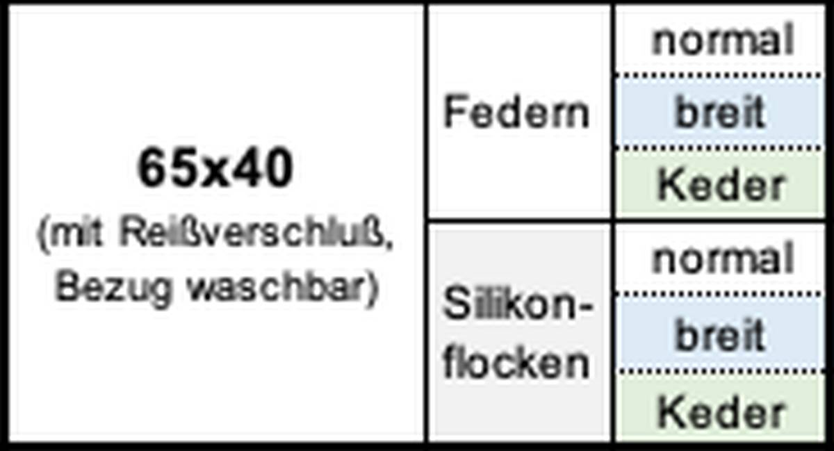 Kissen65x40